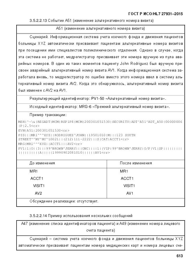 ГОСТ Р ИСО/HL 7 27931-2015, страница 620